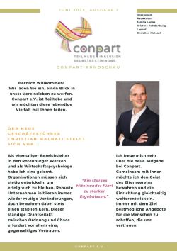 Conpart e.V. - Rundschau 2025/06